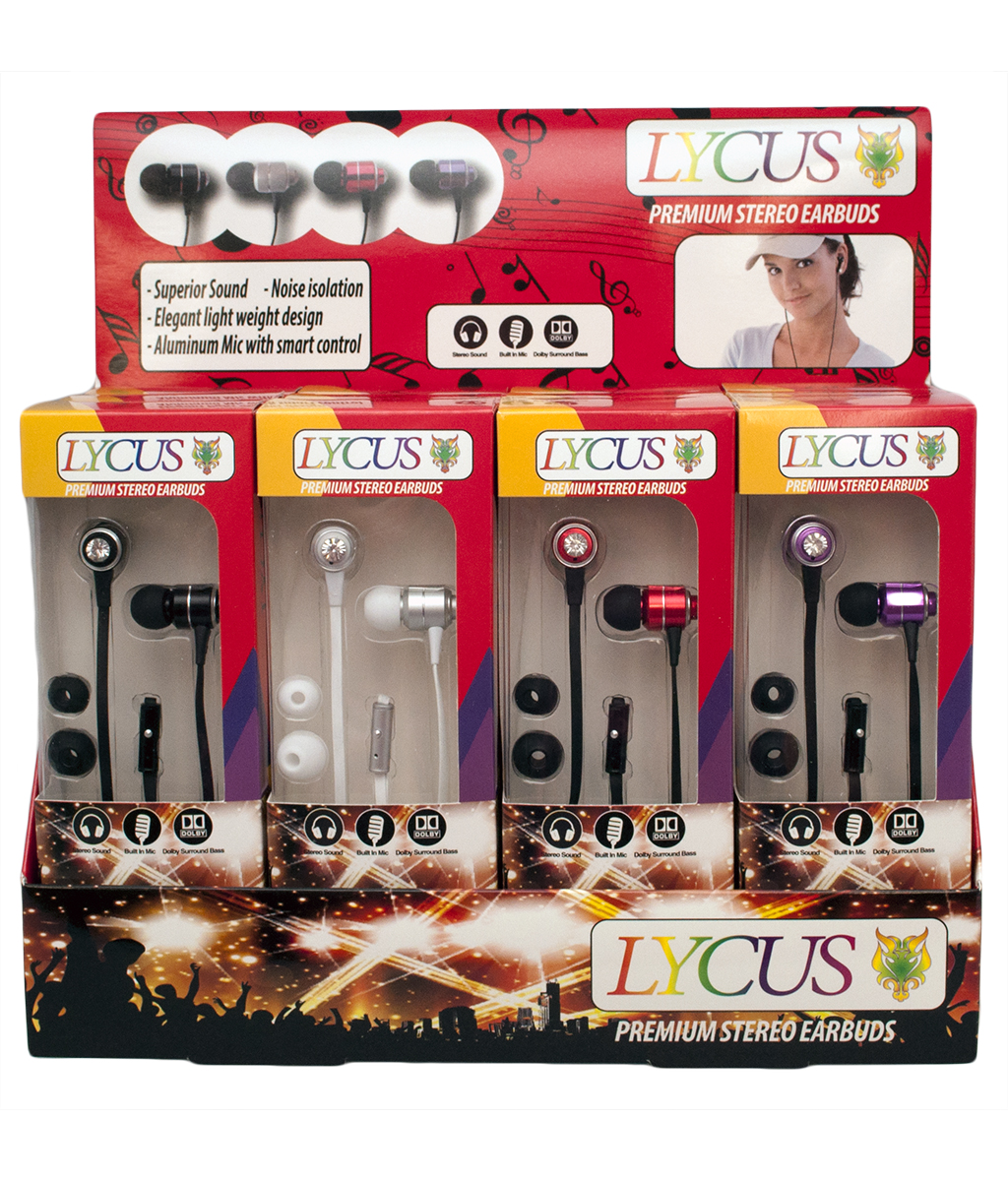 Lycus Premium Earbuds display