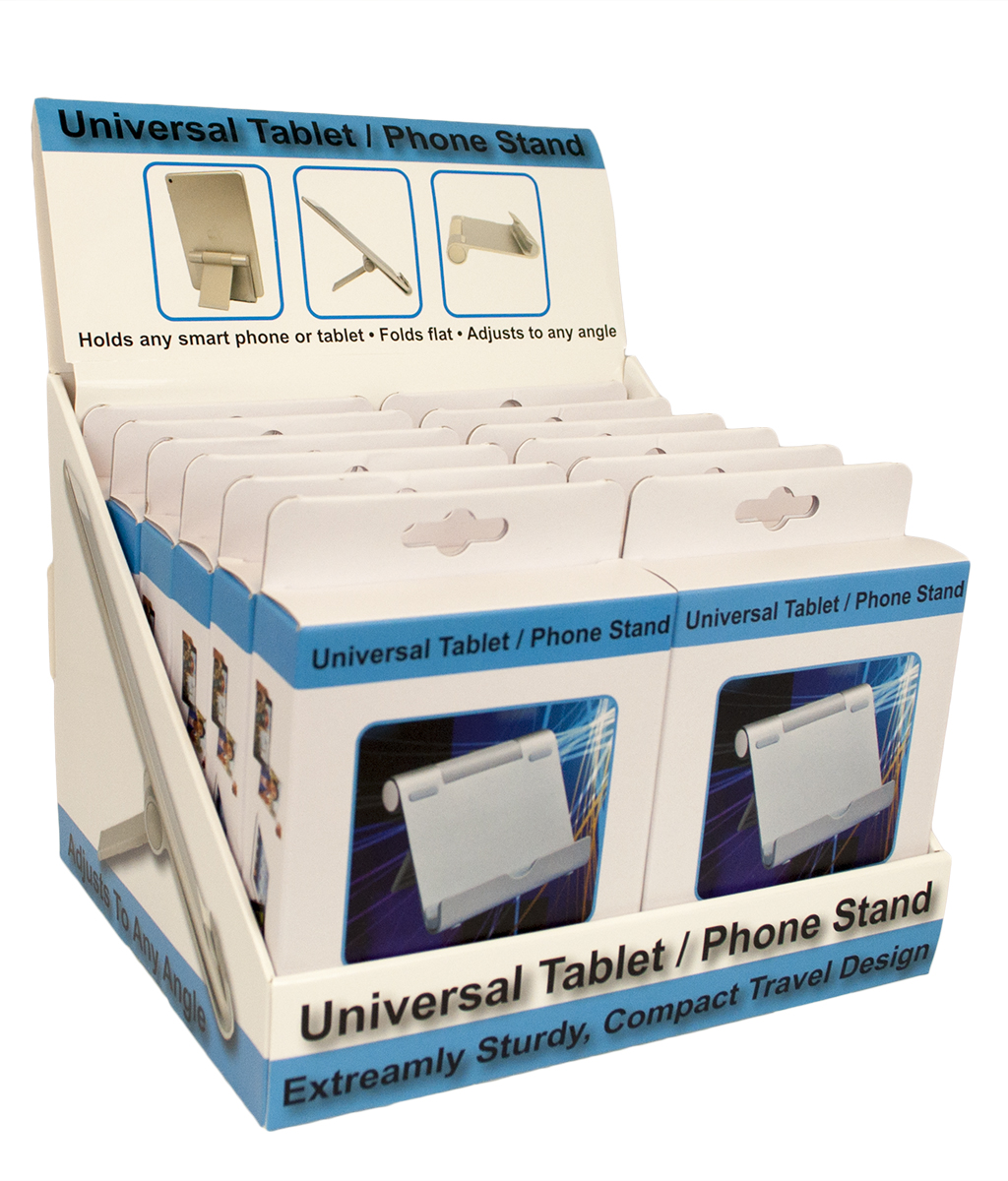 Universal Tablet/Phone Stand display