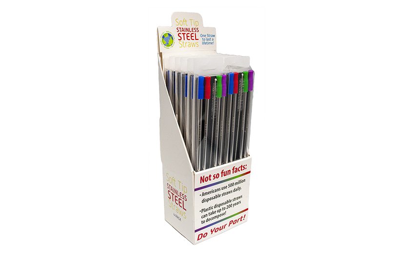 Stainless Steel Straw display