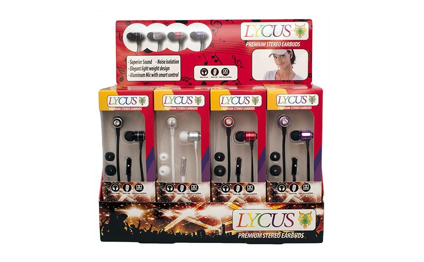 Lycus Premium Earbuds display